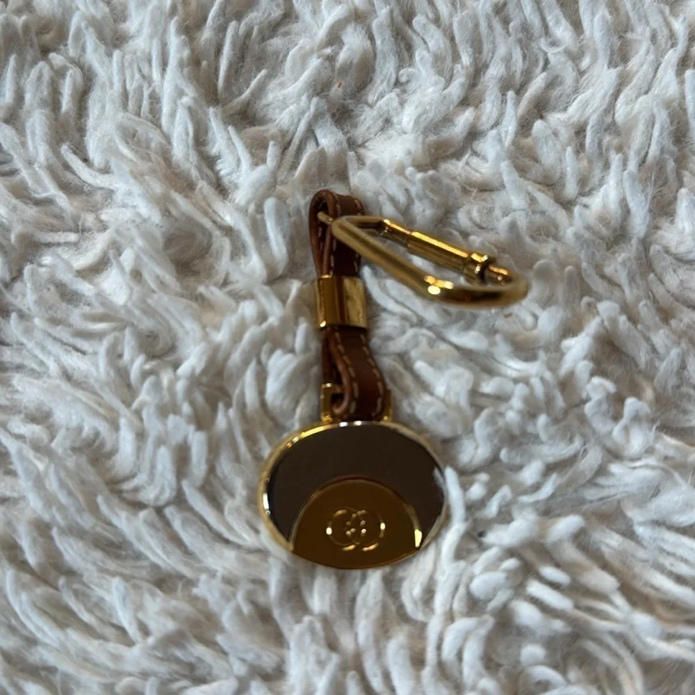 VintageGucci key chain bag charm key ring interlocking